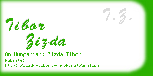 tibor zizda business card